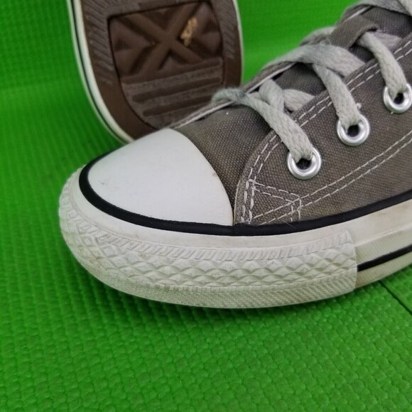 ✅Converse All Star Chuck Taylor Grey Low Top Canvas Sneakers Unisex Adult W7/M5 - Picture 10 of 16